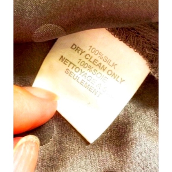 Trina Turk Taupe Brown Silk Sleeveless Polka Dot Top, Size XS (Please See Below) - Picture 10 of 12